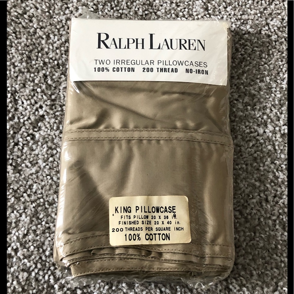 Ralph Lauren King Pillowcases